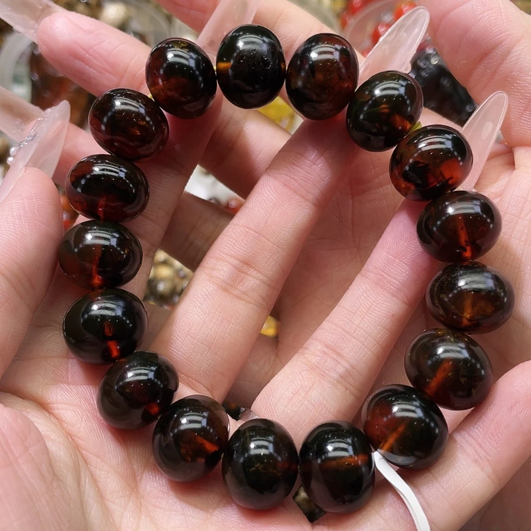 琥珀未镶嵌裸石15血珀