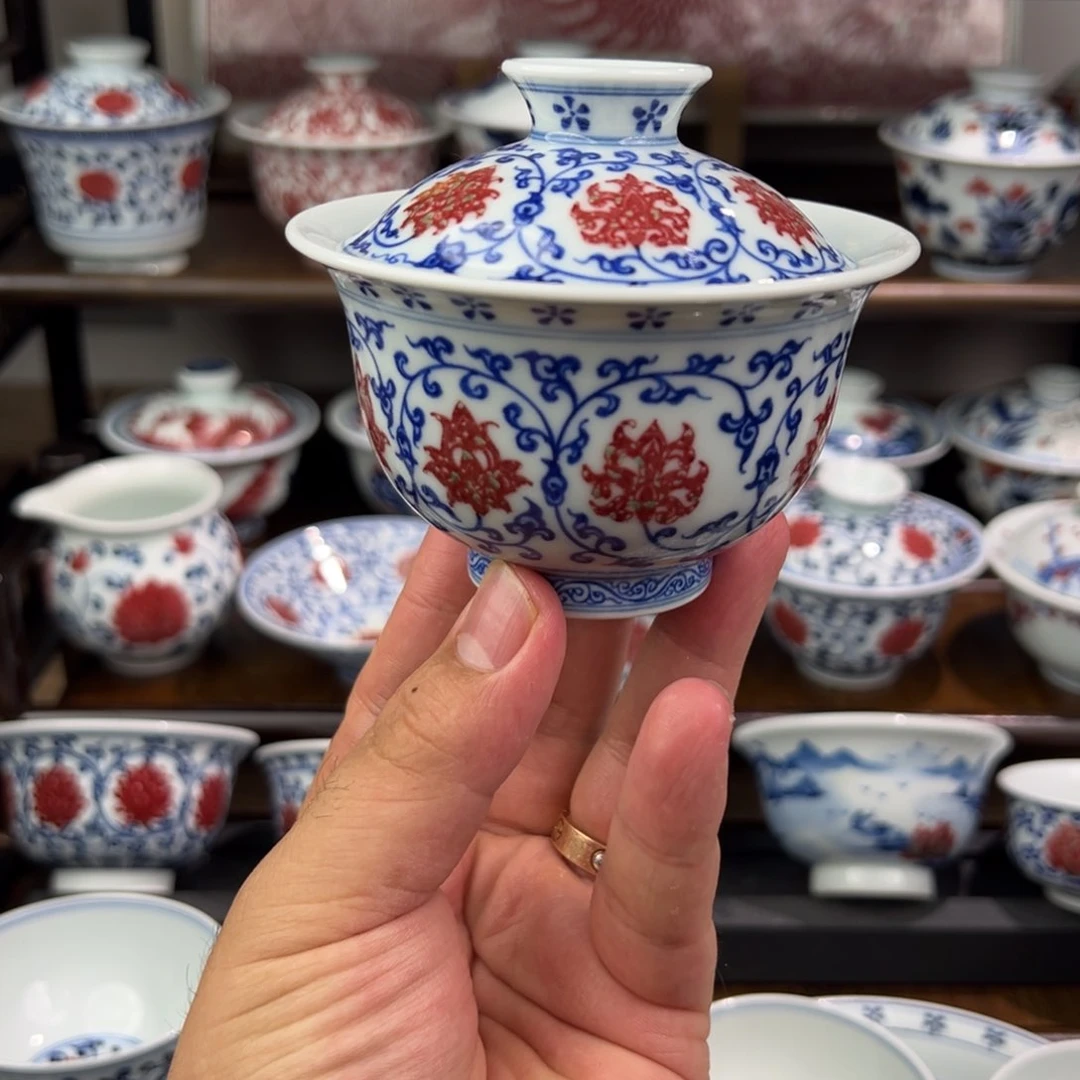 景德镇高温原矿釉里红