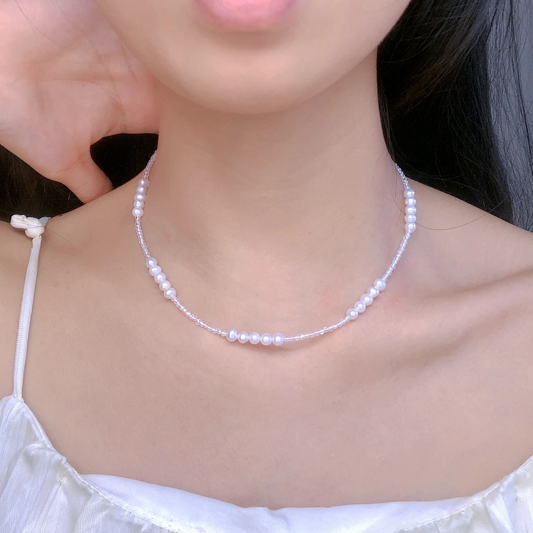 银S925镶嵌淡水珍珠耳饰