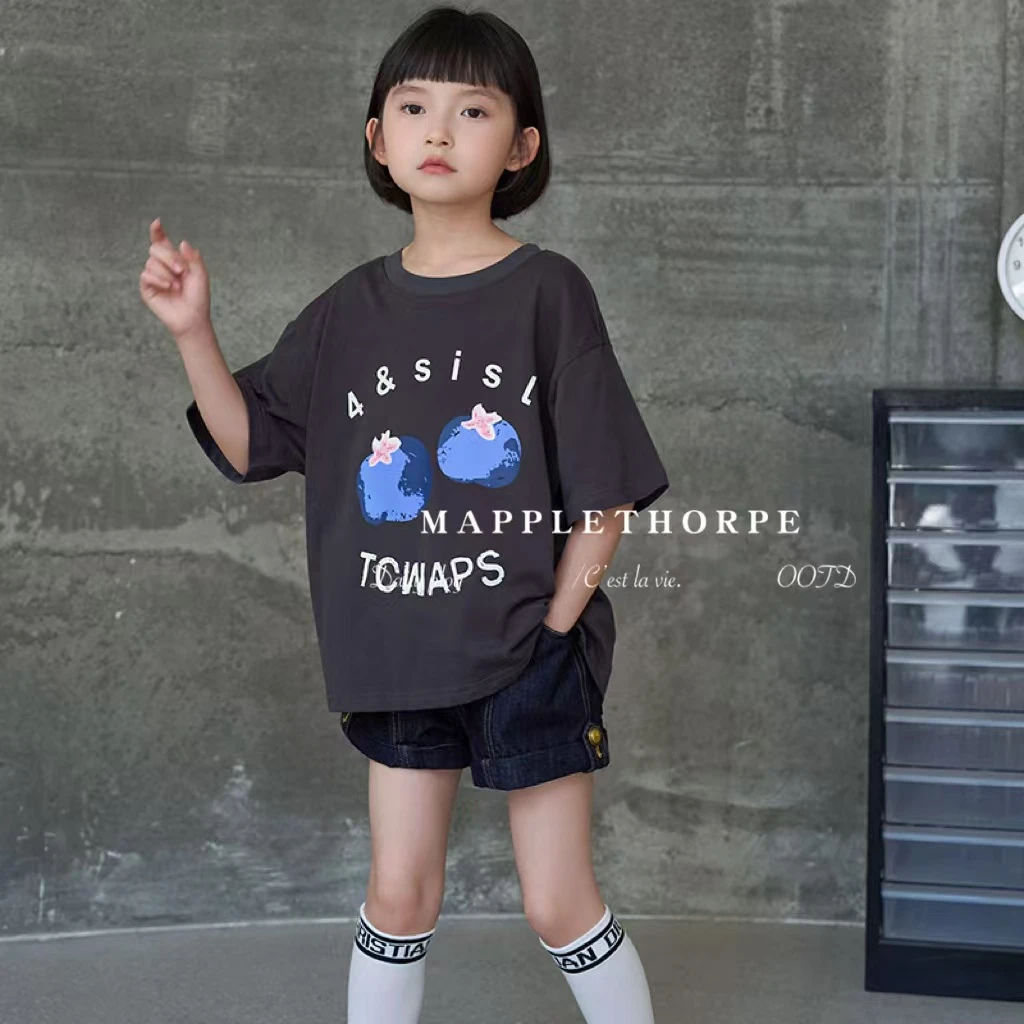 R1852儿童印花短袖T恤