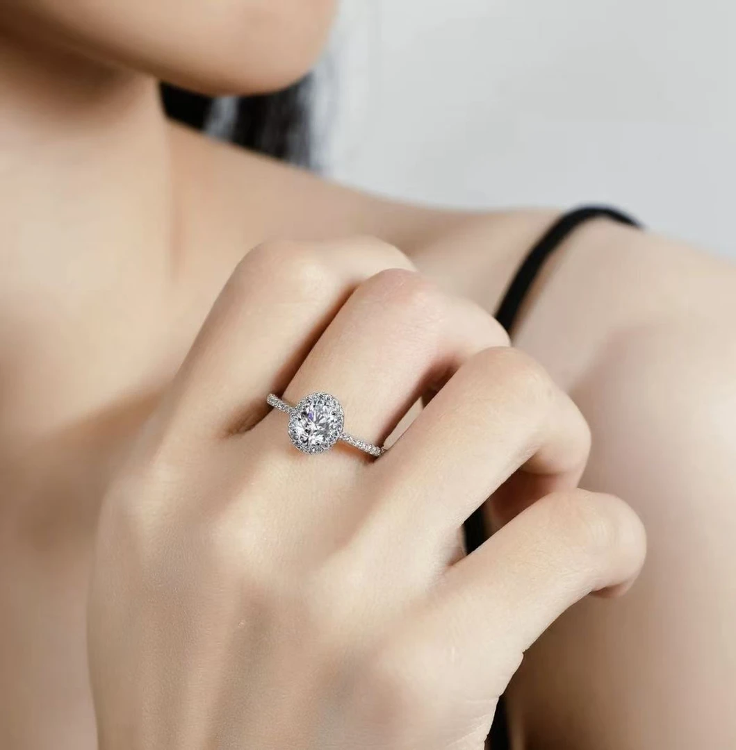 【Vevive】鸽子蛋2.0ct