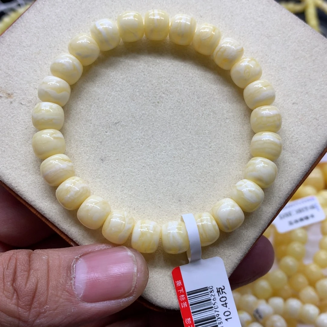 饭***饭蜜蜡未镶嵌手链蜜蜡