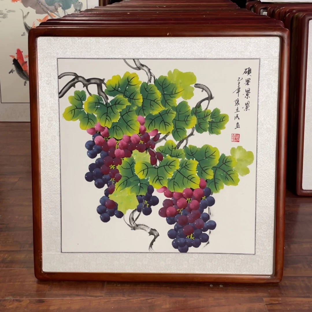 国画带框尺寸63*63厘米