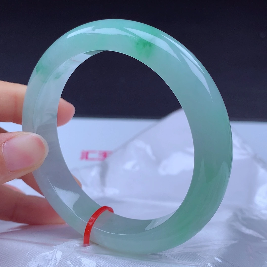 未镶嵌手镯翡翠苹*?手镯22063