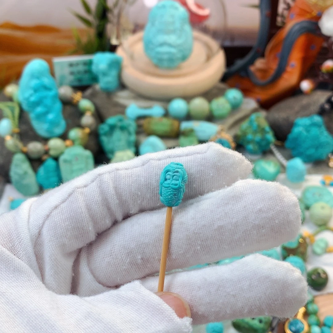 绿松石未镶嵌珠宝半成品