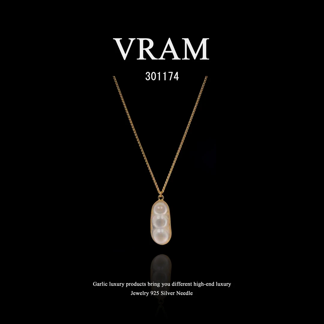 镀K金  VRAM【金枝玉叶】项链~301174（46+5cm）