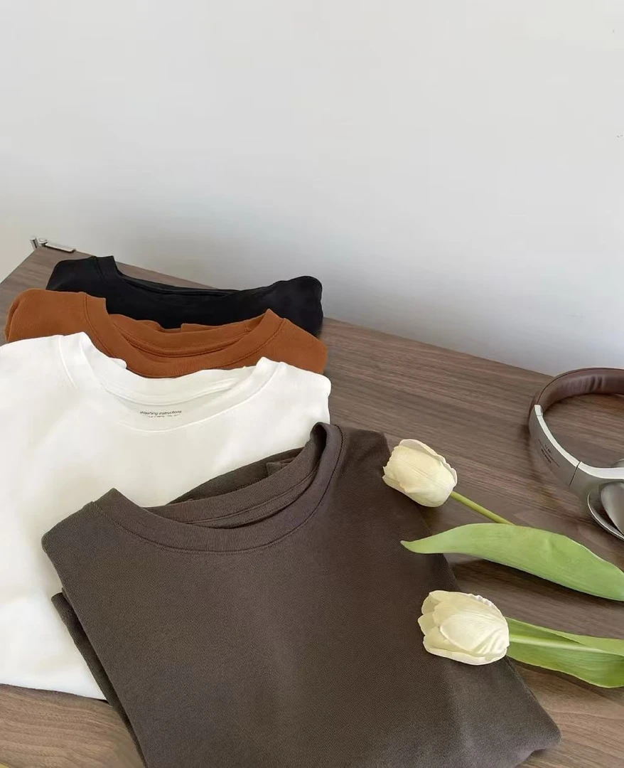2025 新款百搭 白T