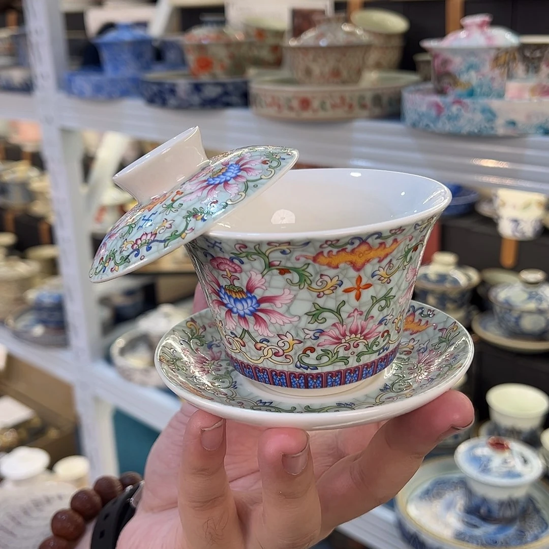 盖碗很漂亮我很喜欢