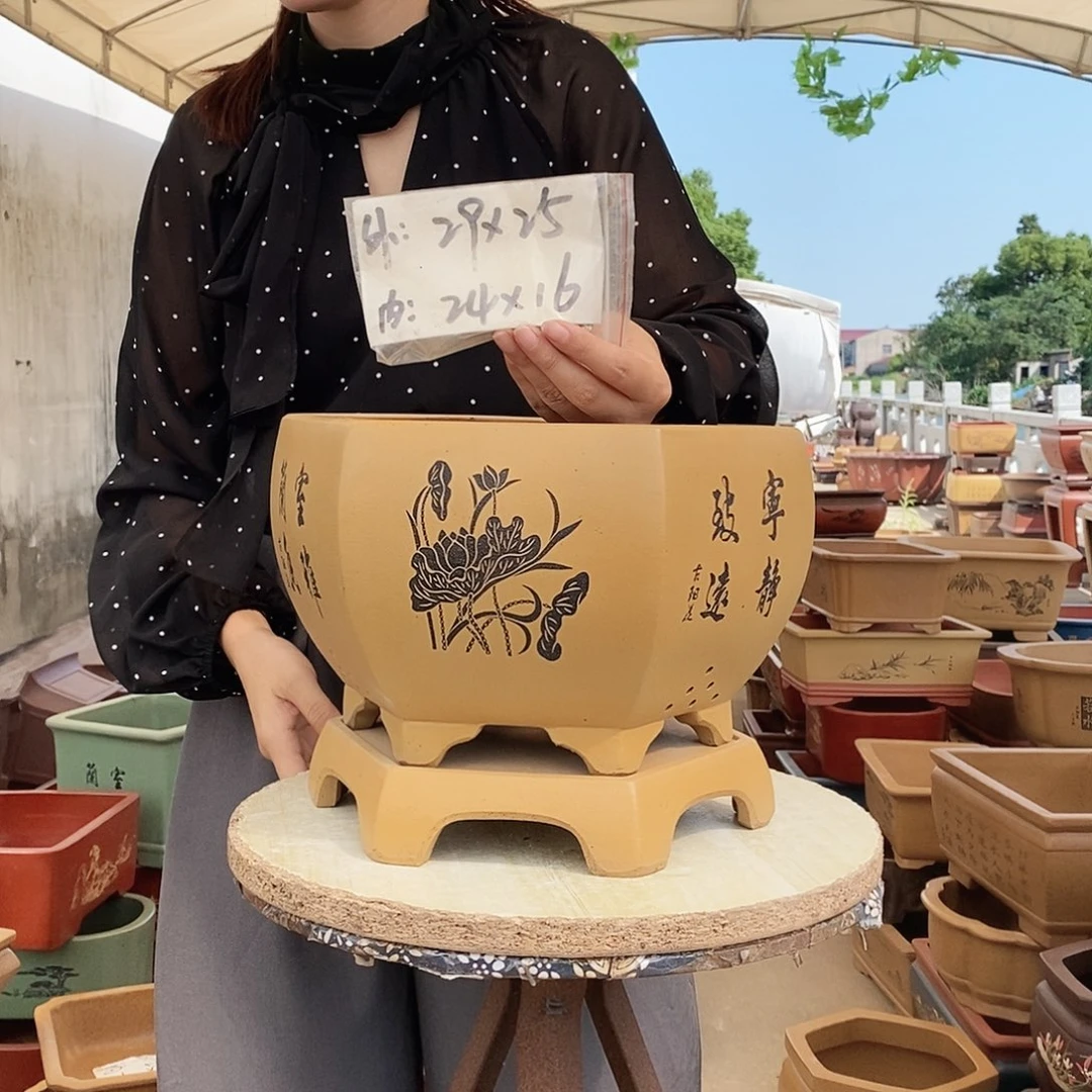 紫砂花盆紫砂花盆