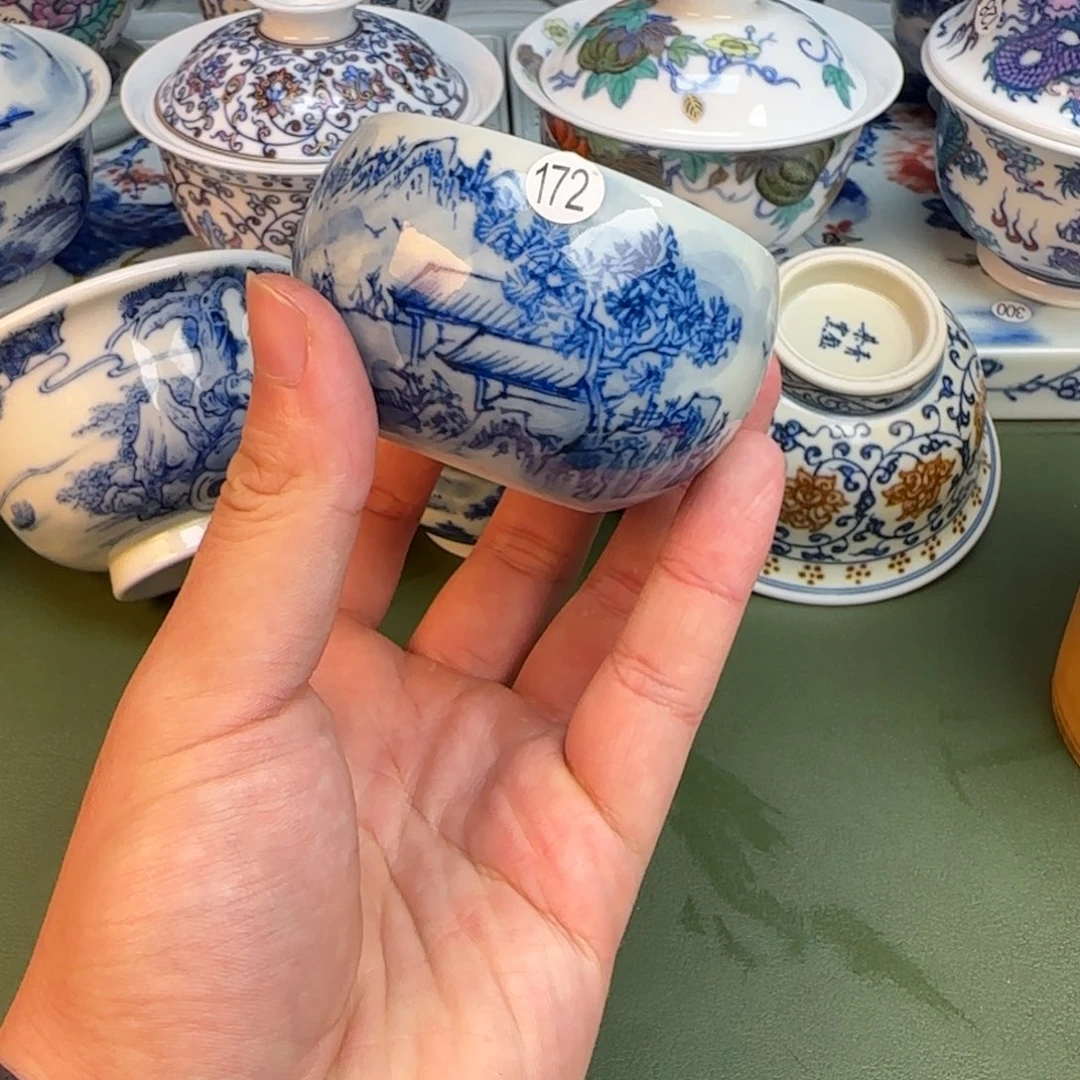 彦祖纯手工手绘茶具172
