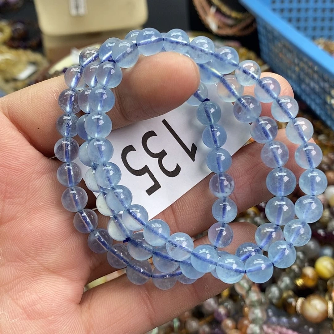 海蓝宝石手链未镶嵌手链