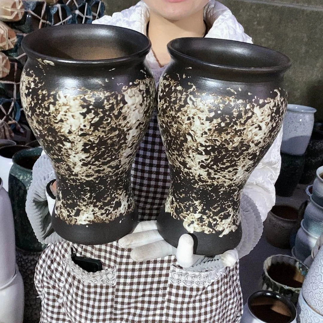 紫砂花盆正品口15高27