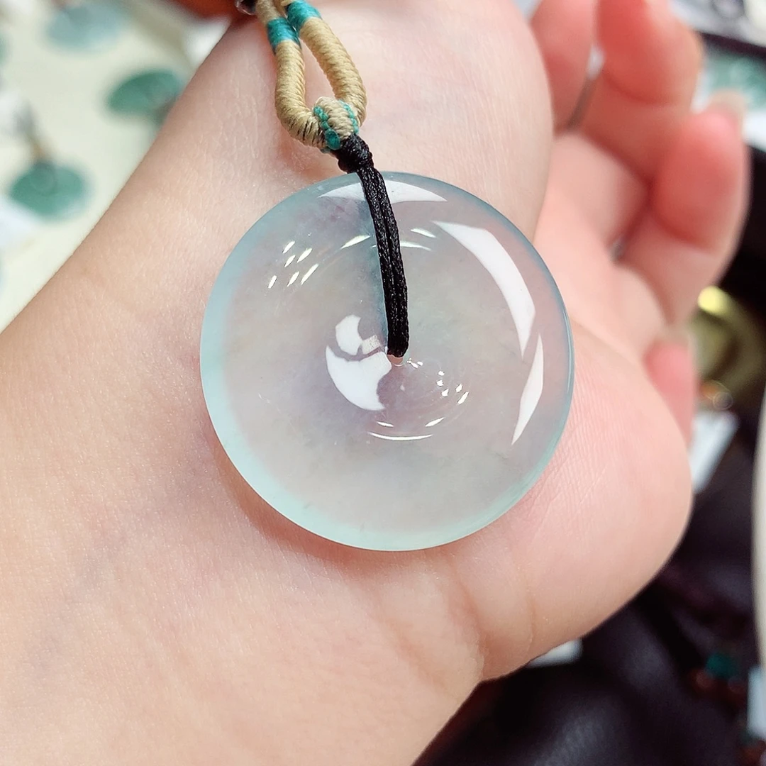 翡翠未镶嵌颈饰翡翠58，29.1/5.2