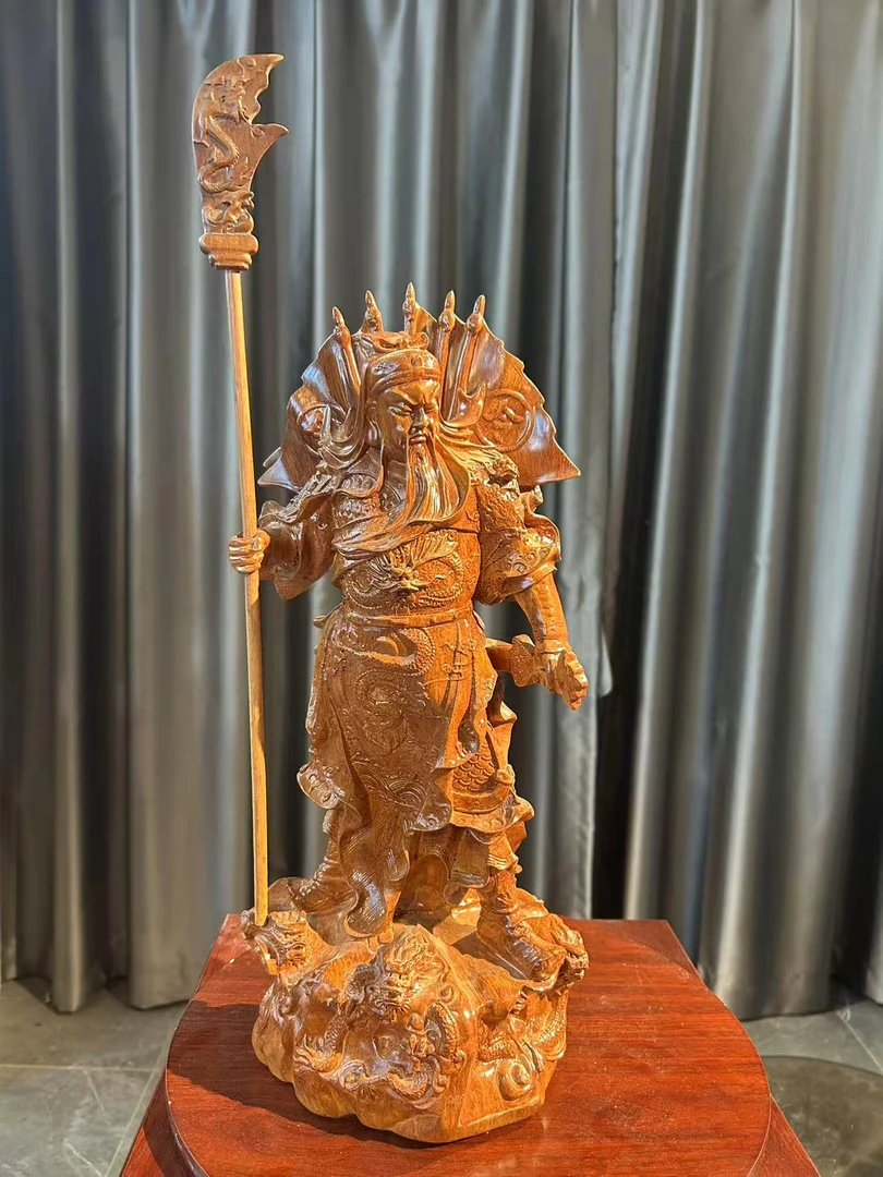 武财神令旗关公关二爷神佛像摆件