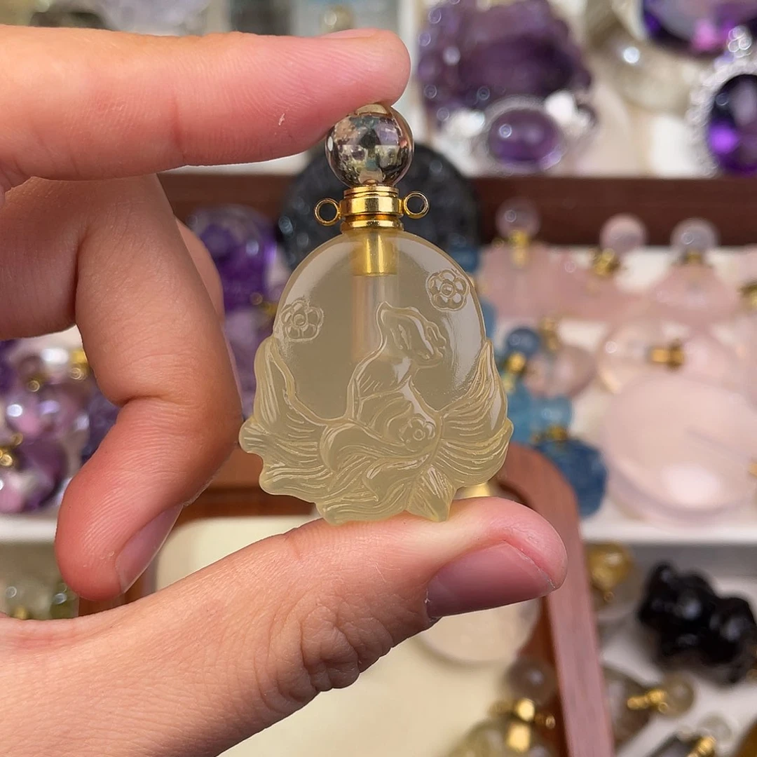 紫晶颈饰银S925镶嵌佑*天然水晶吊坠964