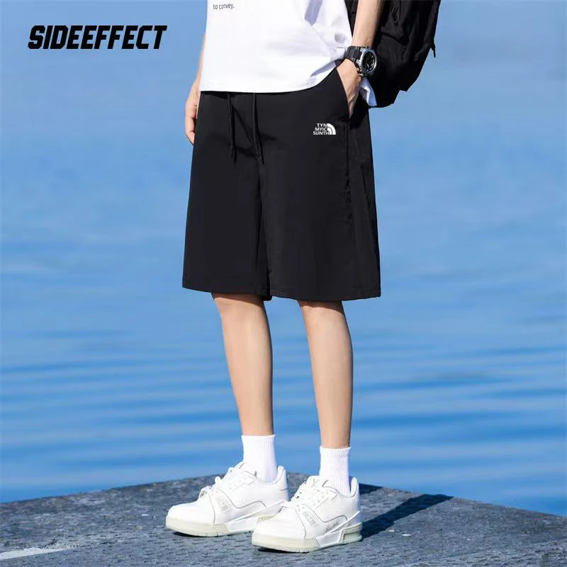夏季潮流百搭透气短裤时尚外穿宽松直筒速干休闲裤男女同款-303