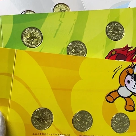 其他普通金属奥运八币123组卡册，，，，，，