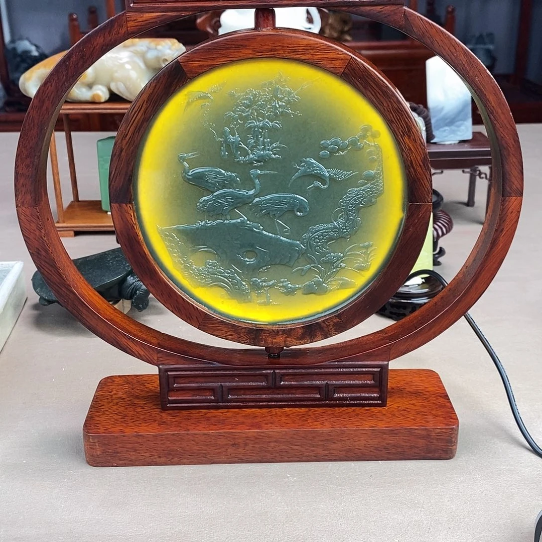 和田玉未镶嵌摆件