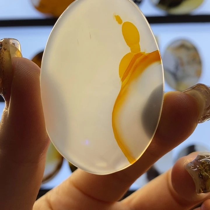 玛瑙/玉髓合金颈饰