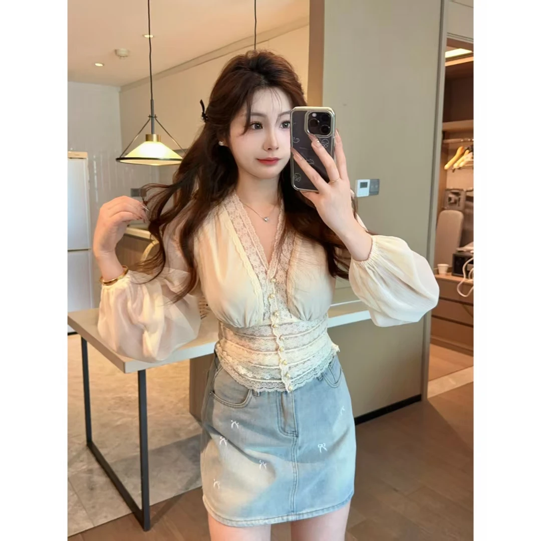 周周-微胖上衣衬衫女爆款漂亮小衫胖m大码女装WPWGXLQ25133