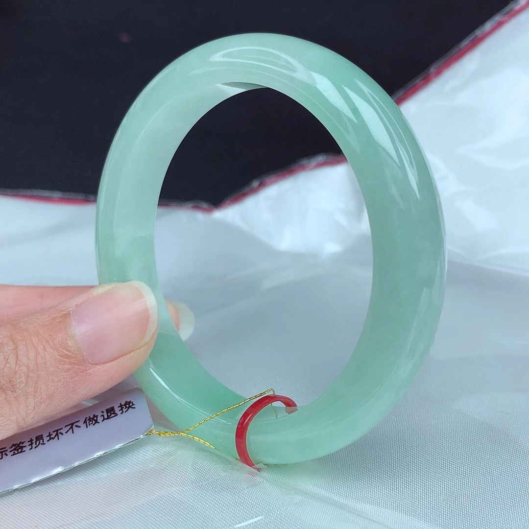 翡翠手镯未镶嵌雨*54圈3244