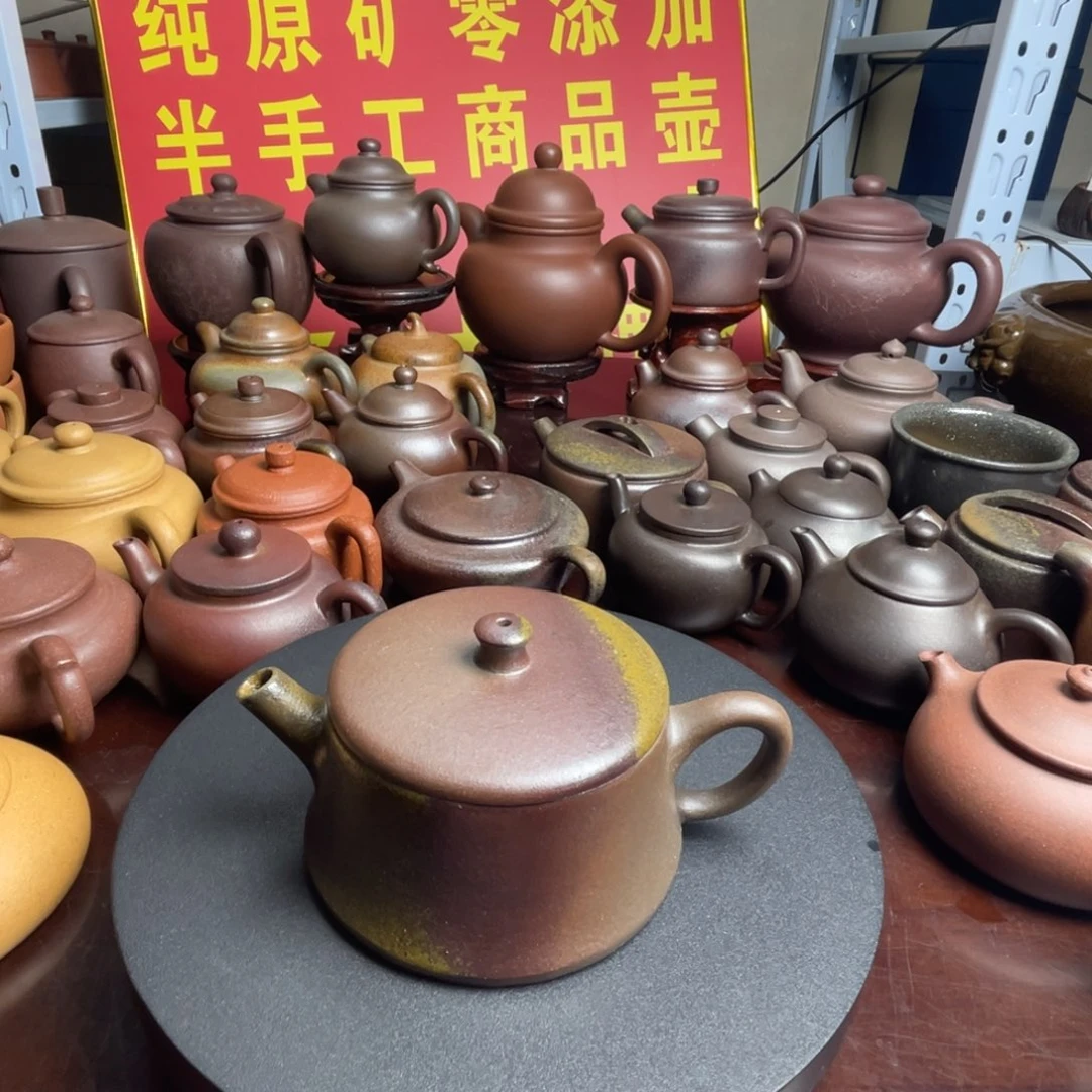 茶壶紫砂柴烧云柱180cc