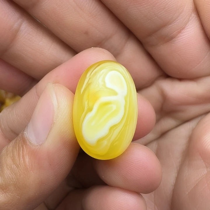 蜜蜡未镶嵌裸石天然蜜蜡拉丝吊坠