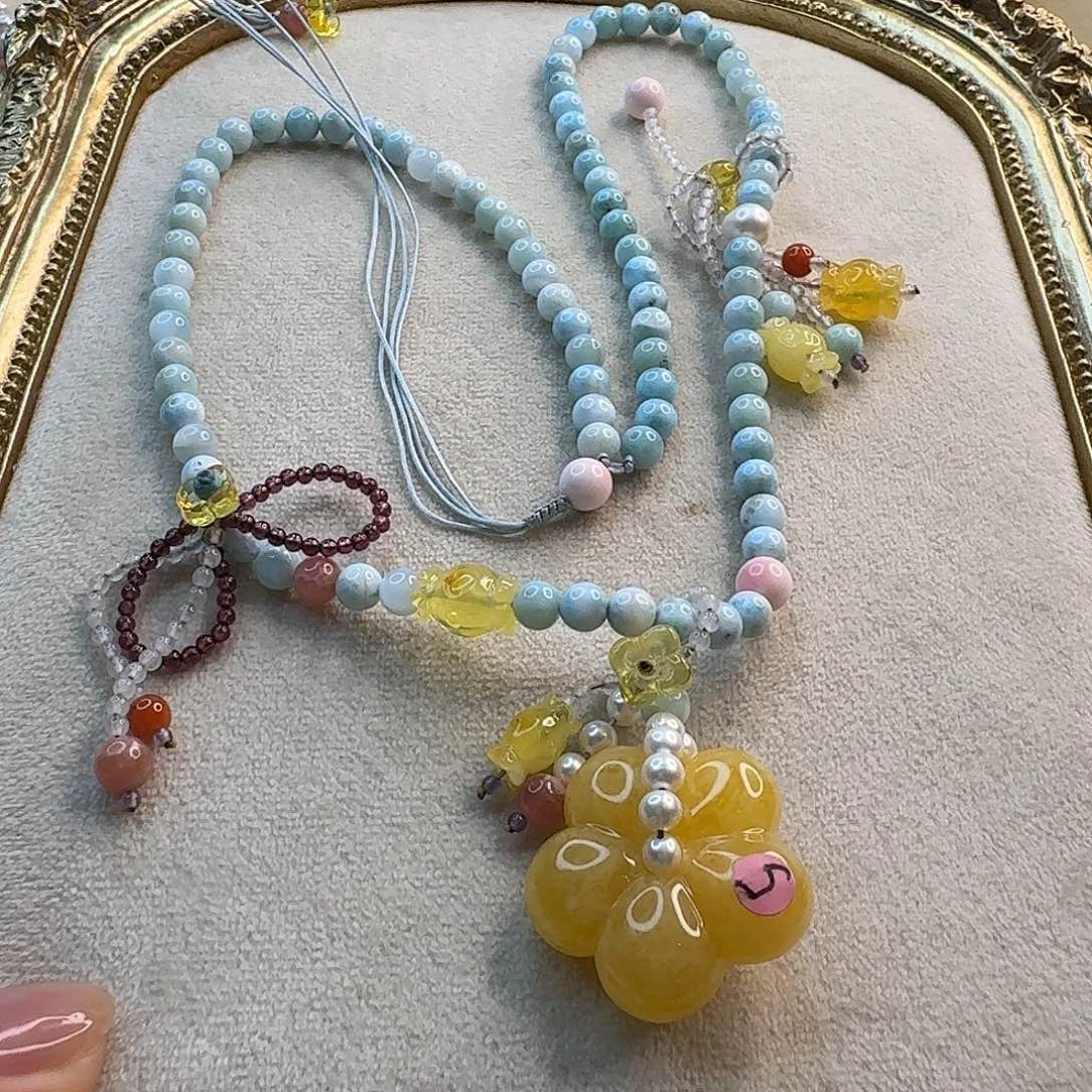 未镶嵌颈饰琥珀琥珀项链