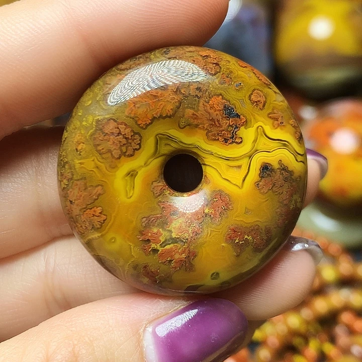 清***头玛瑙/玉髓未镶嵌手链