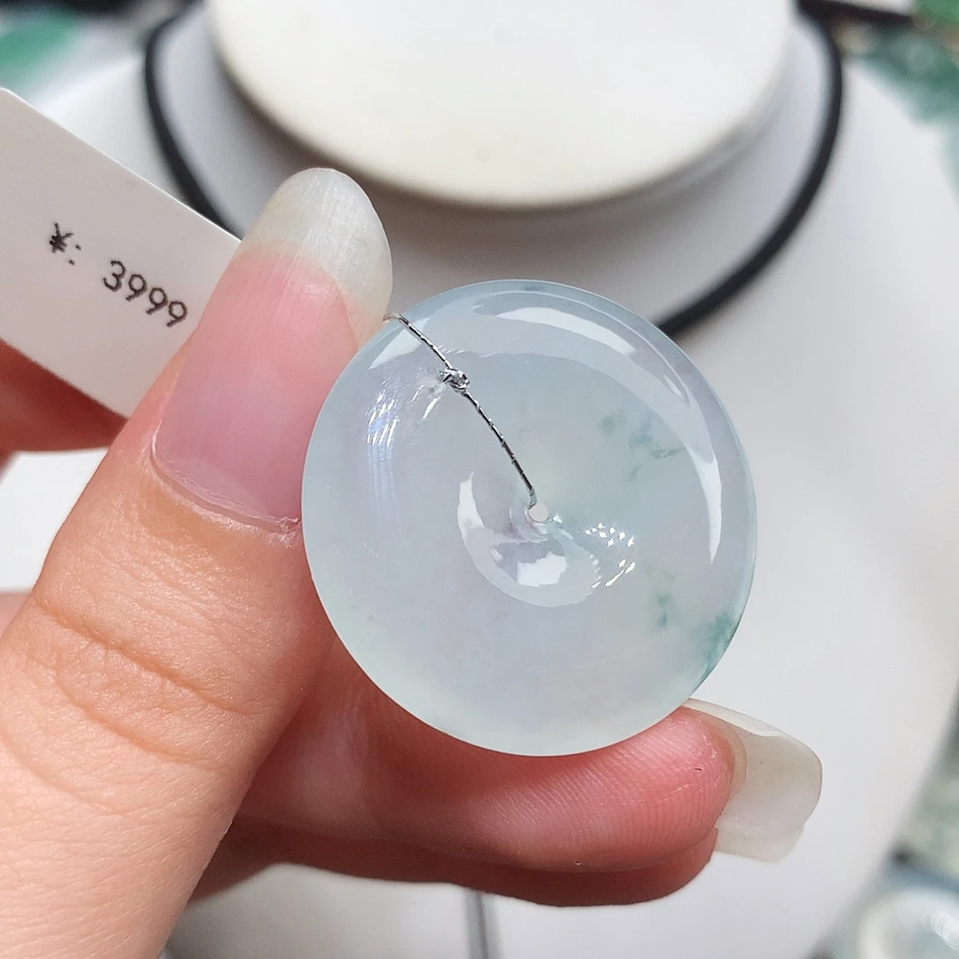 翡翠未镶嵌胸饰翡翠57，27.4/5.4