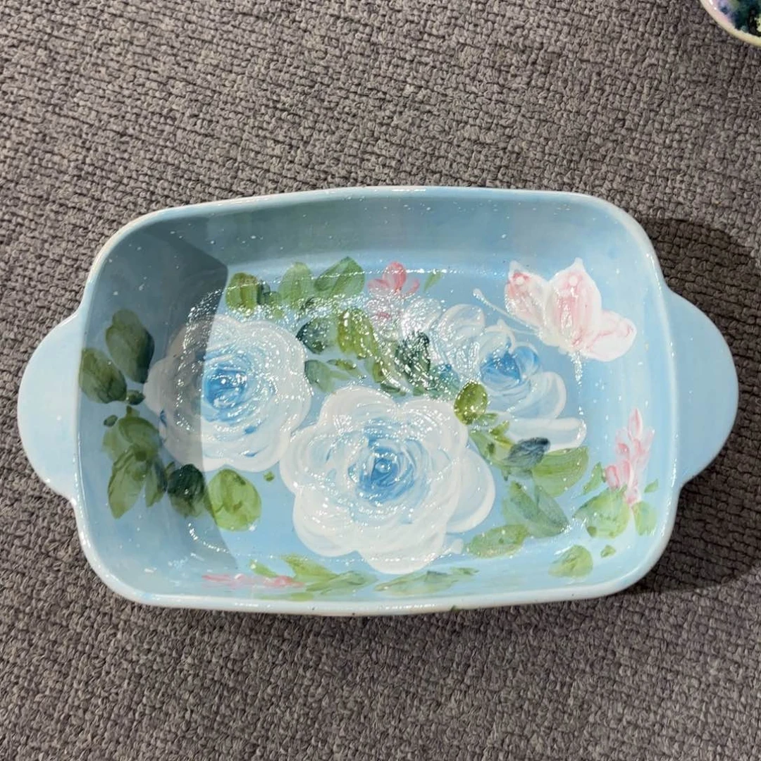 景德镇手绘高温釉下彩陶瓷茶具