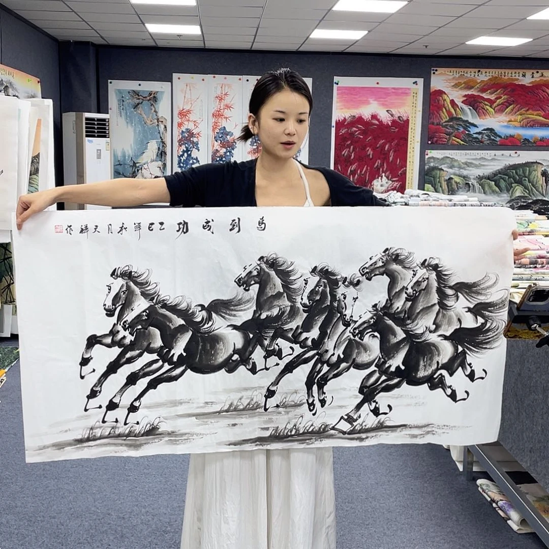 国画作品小姐姐放漏…