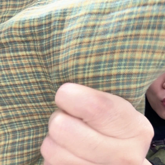 棉棉格调绿双人被罩