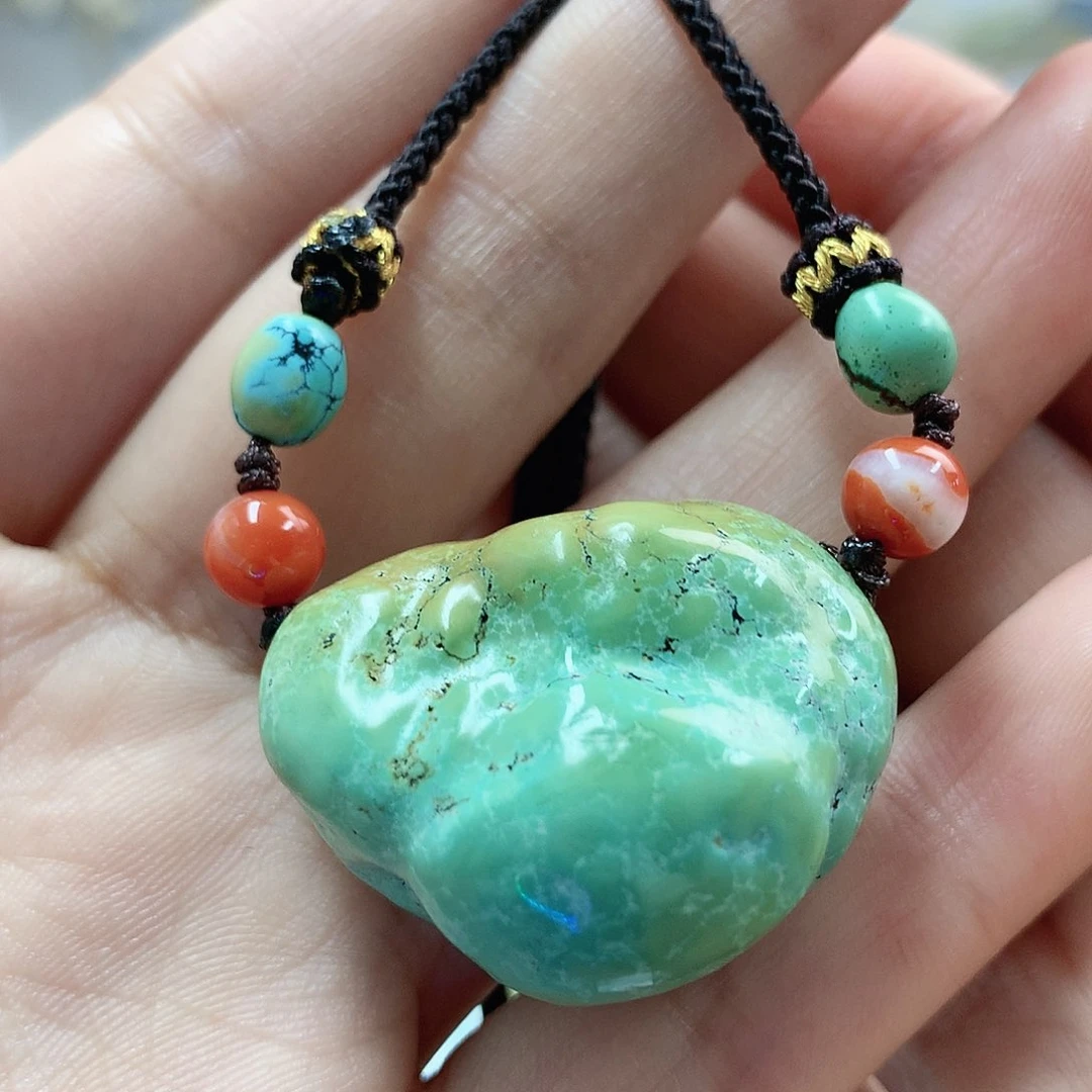 未镶嵌绿松石珠宝奇石