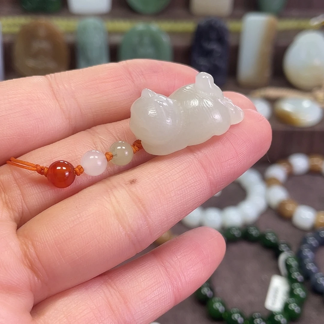 和田玉未镶嵌手链