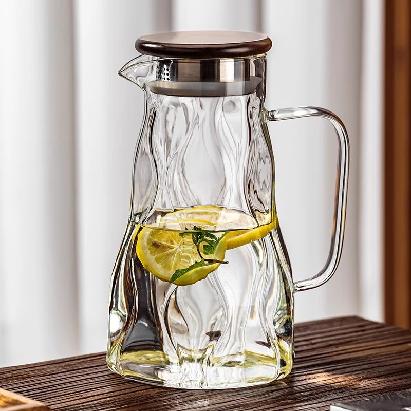 玻璃泡茶壶加厚耐高温家用高档大容量高硼硅烧水煮花茶养生专用壶