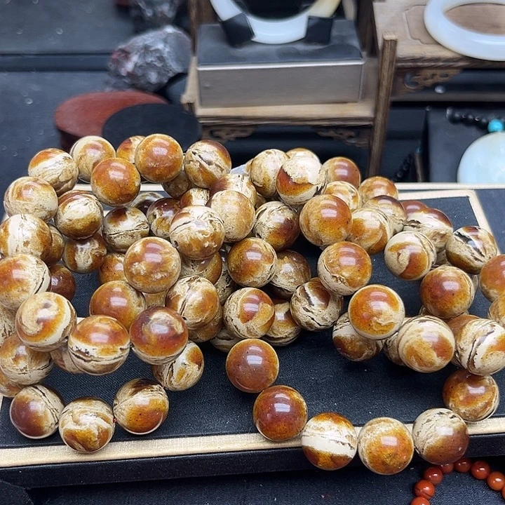 琥珀颈饰未镶嵌16尺寸