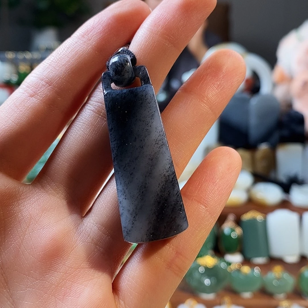 和田玉未镶嵌吊坠(不含链)T