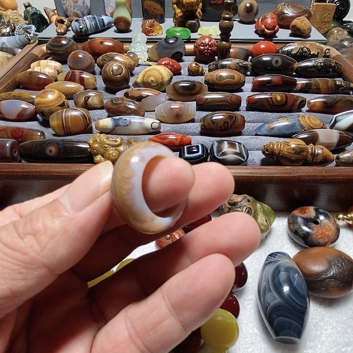 玛瑙/玉髓合金颈饰