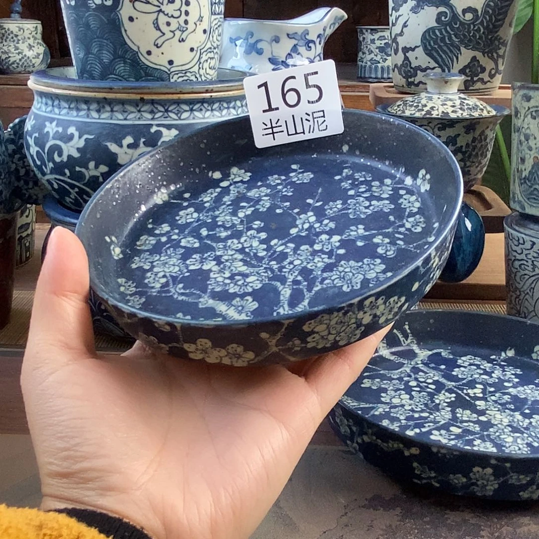 陶手工手绘青花高温陶瓷