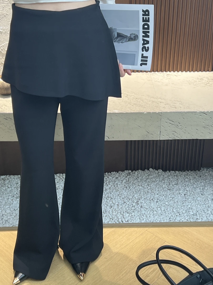 【香姐推荐】【F522】春季时尚新款休闲微喇百搭显瘦裤