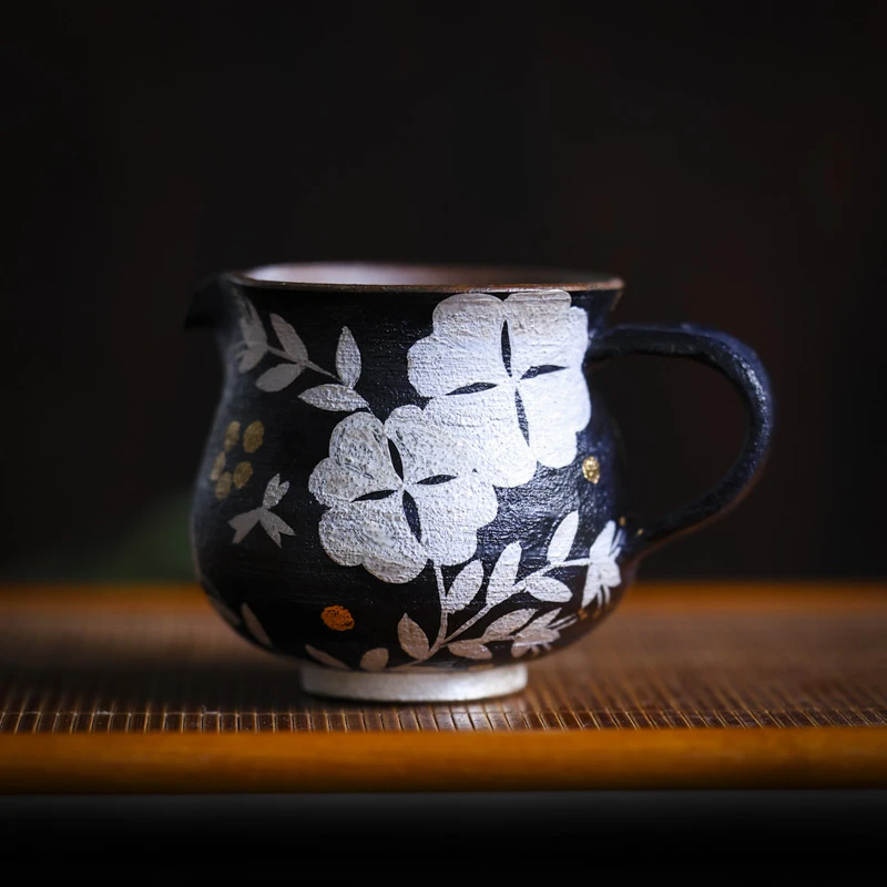 【陶珊居】炼陶-四叶草-蕉白轩-公道杯-170ml（蕉白S0618）