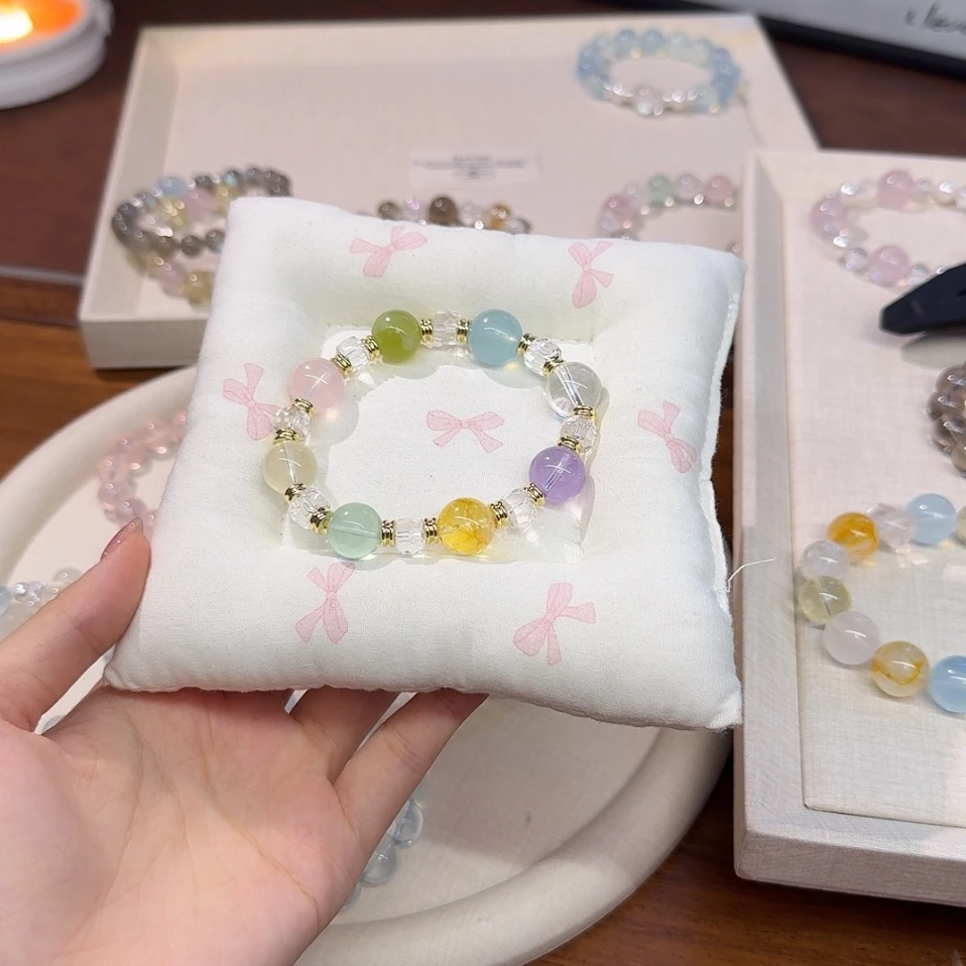 浅***沐手串未镶嵌水晶拍2单是总价 多宝手串