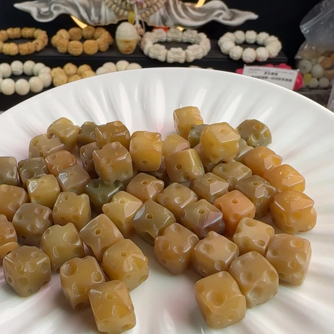 手串菩提根/象牙果卡11-12焦糖可可奶酪20颗卡牌➕20颗
