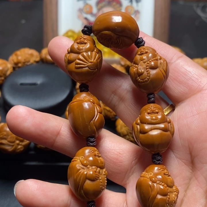 手串/手链橄榄核1.7小光背弥勒