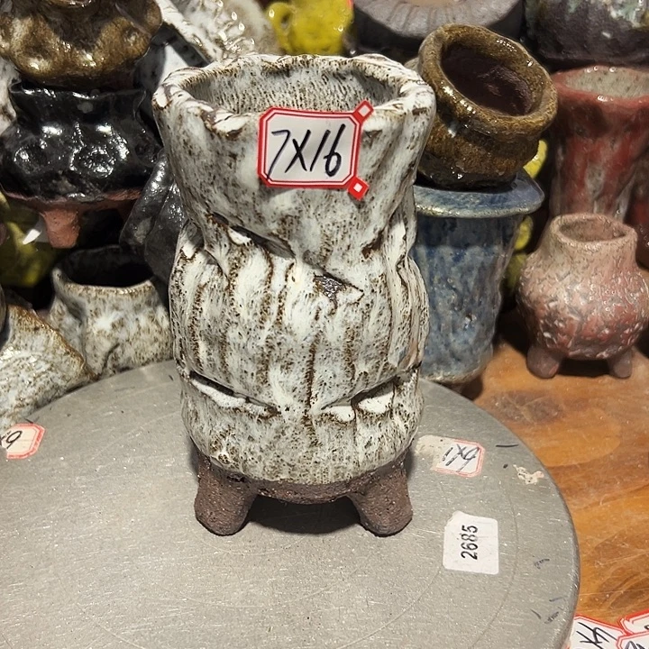 粗陶花盆制作就这样了，