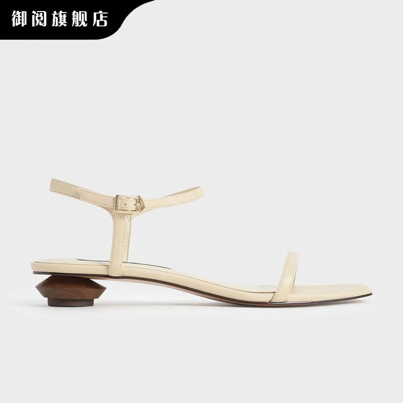 御阅2025秋季时尚新款百搭度假风简约百搭外穿低跟凉拖鞋一字扣带