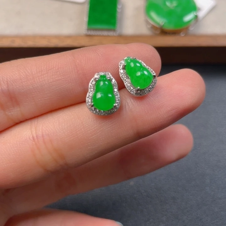 翡翠银S925镶嵌吊坠(不含链)j j j k