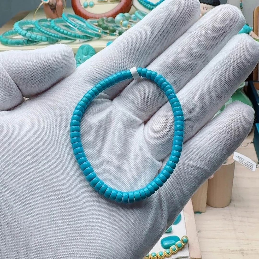 绿松石未镶嵌手链