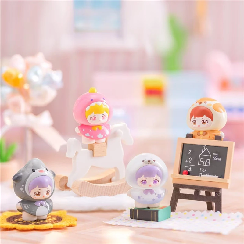 七七【拆盒】花花幼稚园萌粒（踩尾巴）系列潮玩盲盒代拆